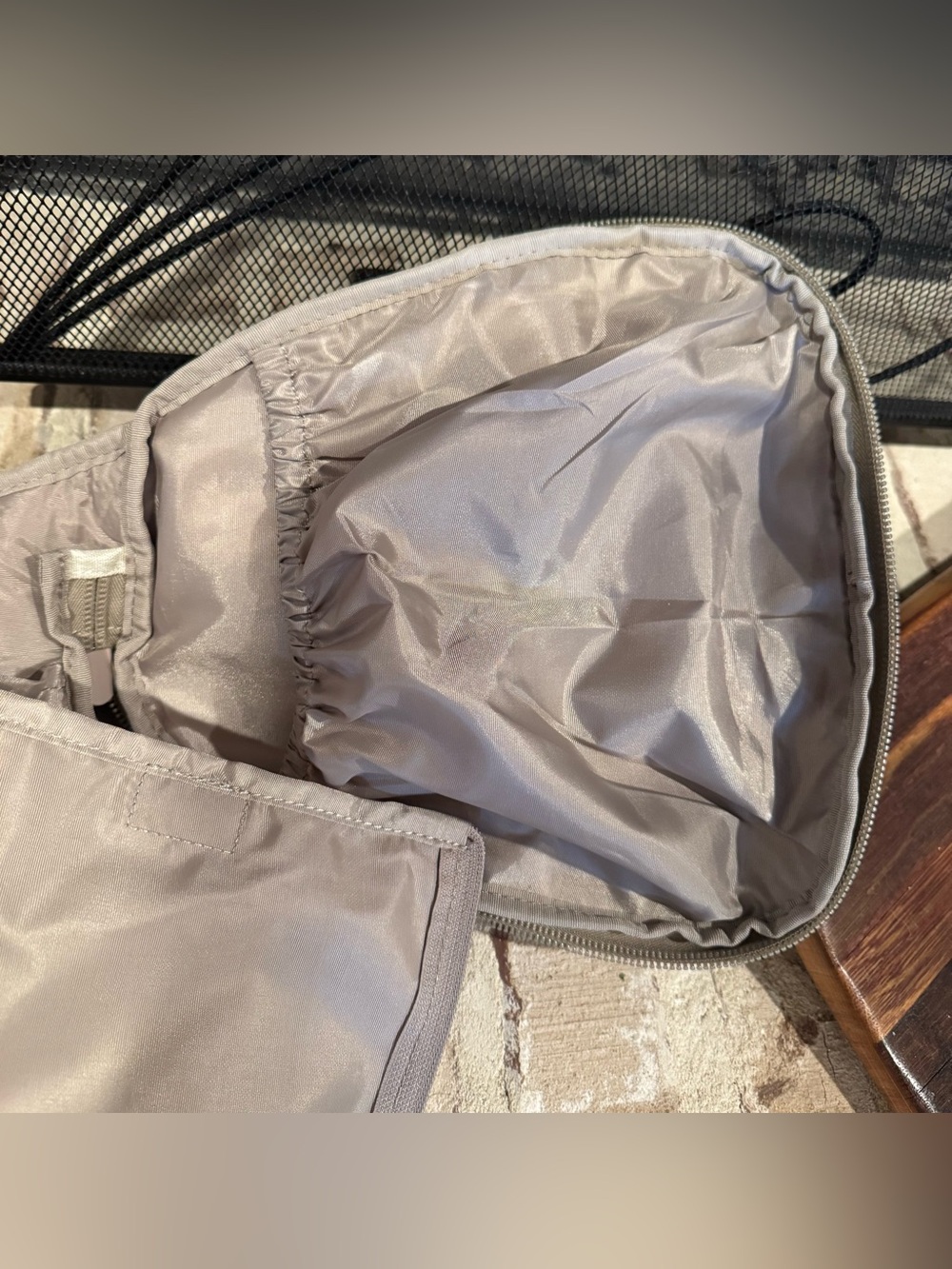 Halfday Convertible Garment Duffle Bag - Travel - Cream / Khaki - Picture 7 of 11
